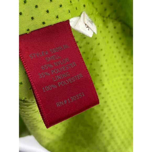 G.E.T. Women's Green Snap-Button Zip-Up Long Sleeve Mesh Cinched Jacket SZ S - Picture 11 of 12